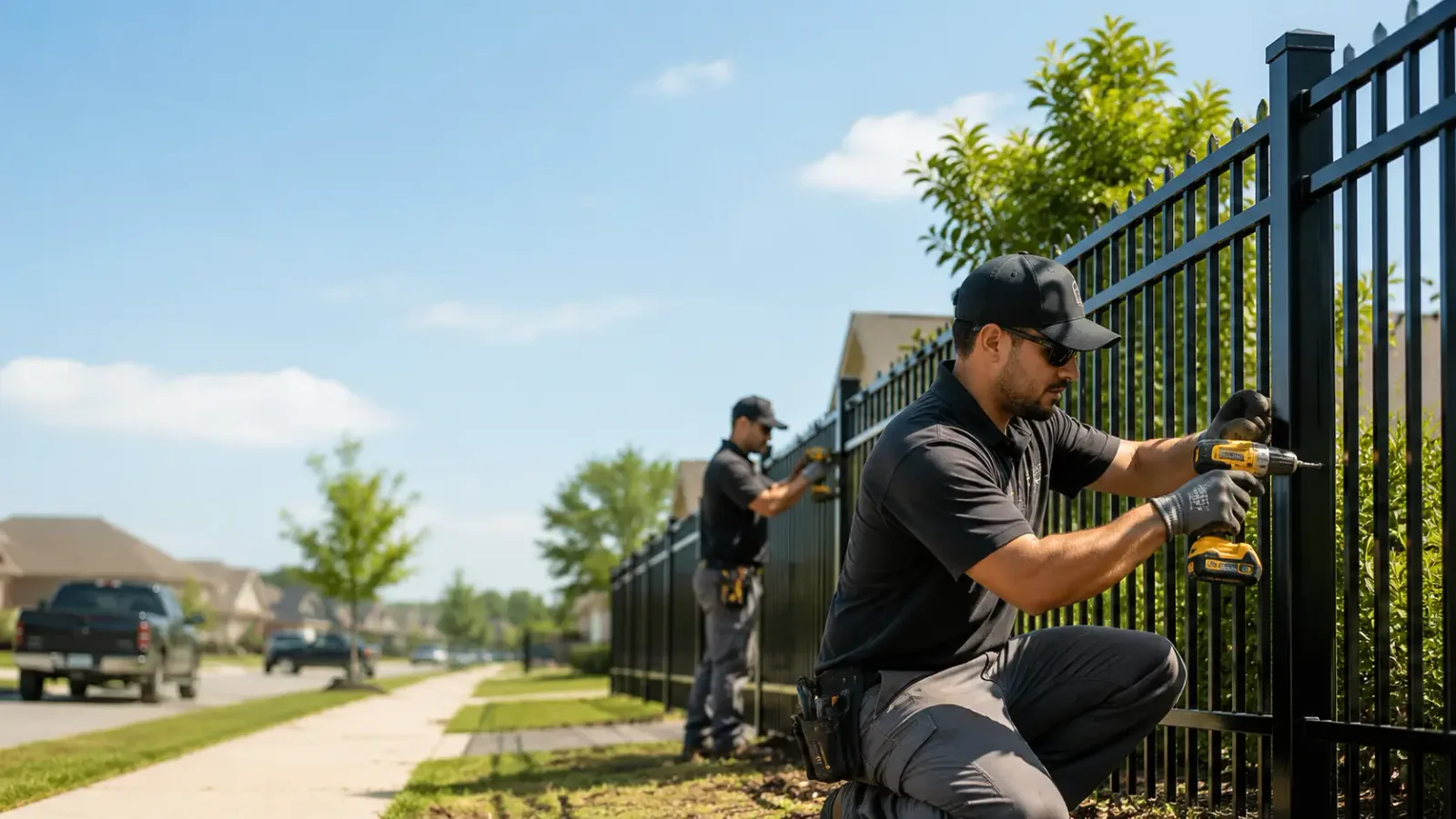 Metal Fence Installation in Lebeau, LA